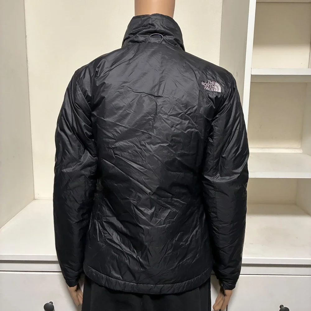 The North Face Womens Black Lightweight Puffer Jacket Full Zip Small NF0A3Y1J